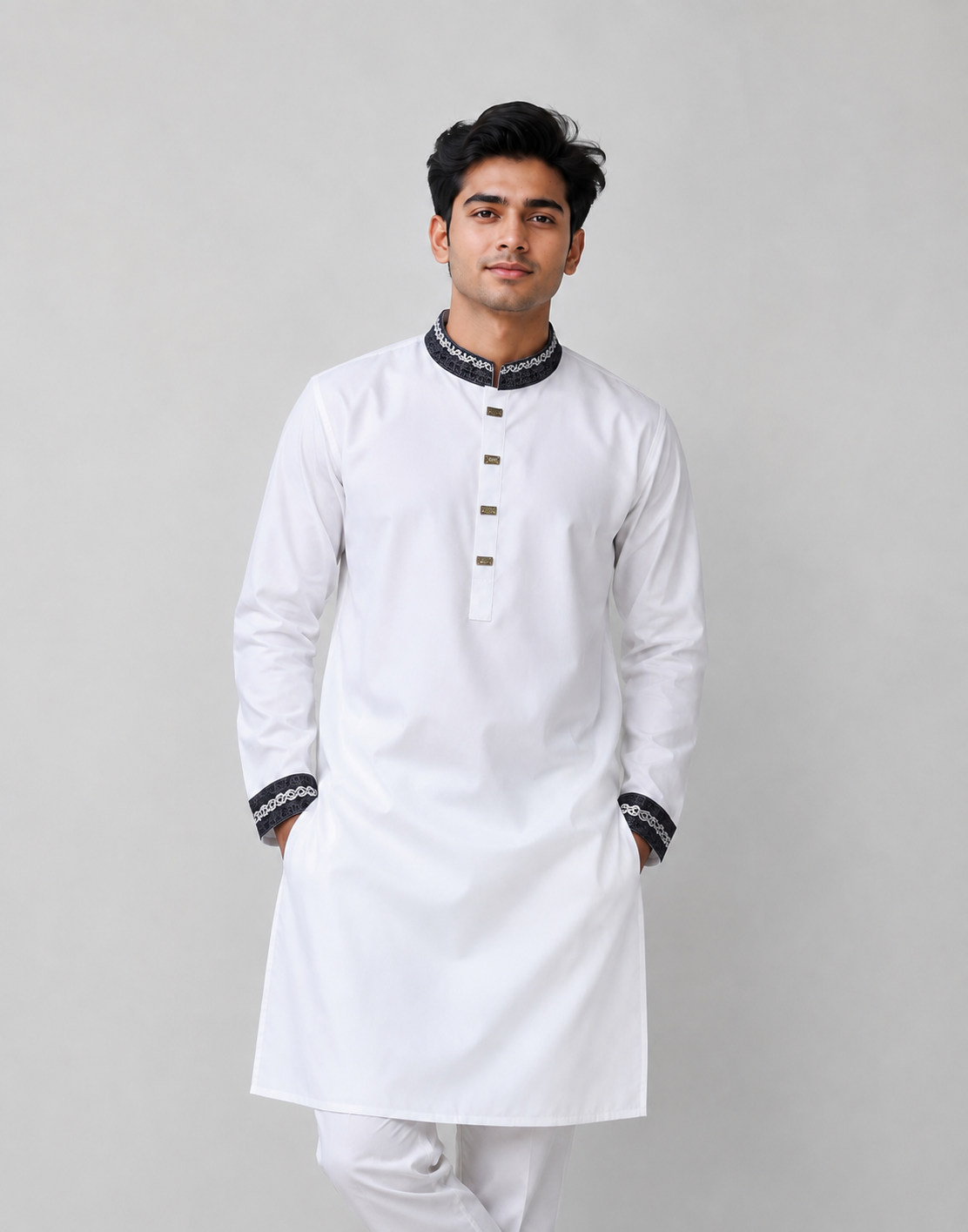 Cotton fabric-126 (সাদা)